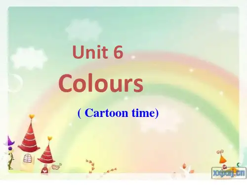 译林英语三上unit6 Colours cartoon time课件