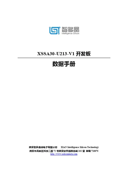 XSSA30-U213-V1 开发板数据手册说明书