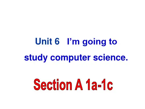 人教版英语八年级上册 Unit 6  Section A 1a-1c 课件