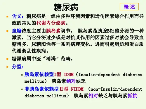 胰岛素依赖性糖尿病
