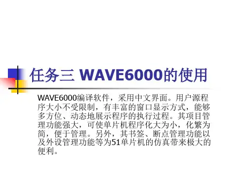 WAVE6000的使用