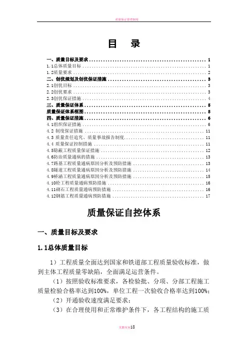 质量保证自控体系(定稿)