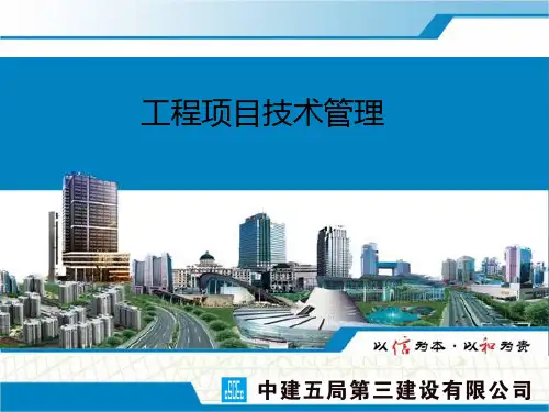 工程项目技术管理ppt讲义