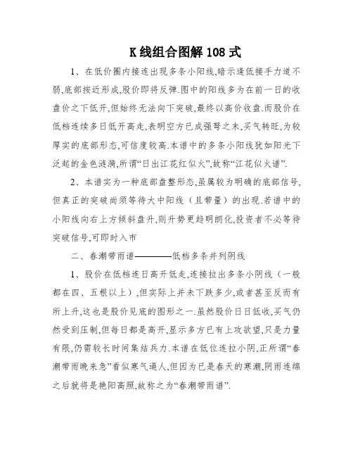 K线组合图解108式