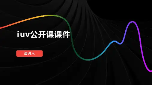 iuv公开课课件(2023版ppt)