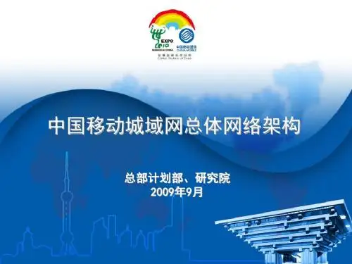 中国移动城域网总体网络架构