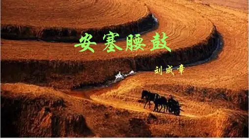 《安塞腰鼓》ppt课件