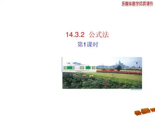 14.3.1公式法因式分解1