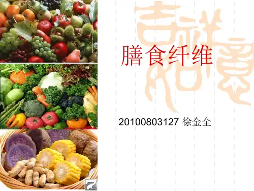 膳食纤维ppt..