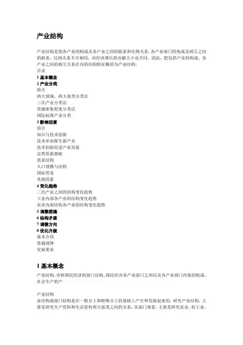 产业结构