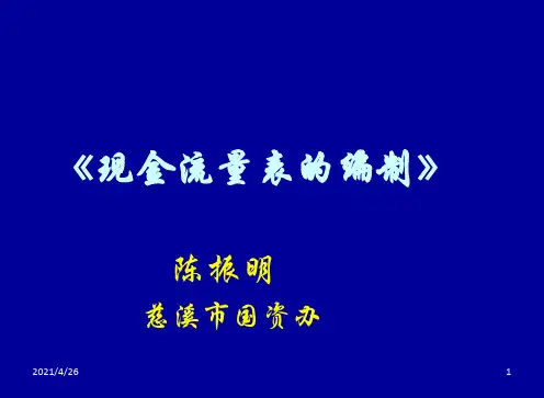 《现金流量表》PPT课件