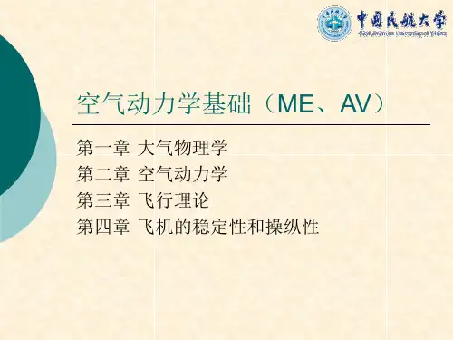 飞机的稳定性和操纵性汇总