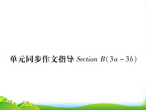 人教版遵义九年级英语全册习题课件：Unit 13 单元同步作文指导(共14张PPT)