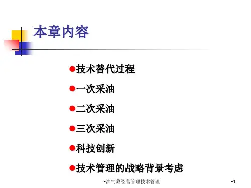 油气藏经营管理技术管理课件