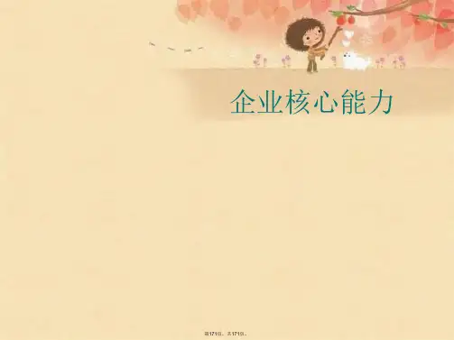 企业核心能力
