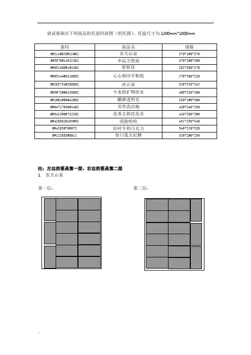 组托图设计