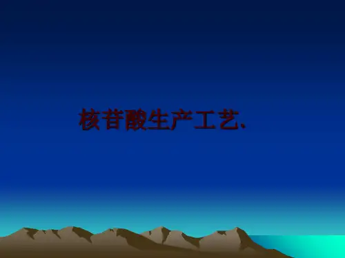 最新核苷酸生产工艺.ppt课件