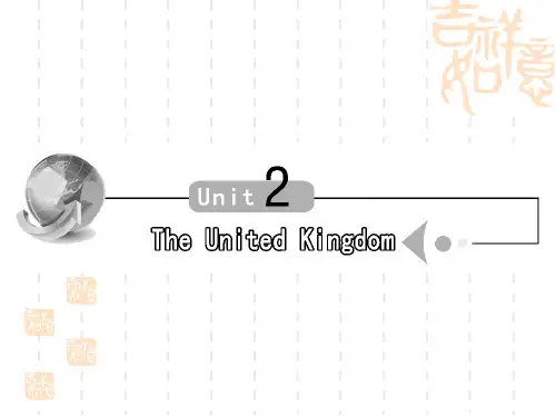 人教高三英语一轮复习课件 必修5 Unit 2 The United Kingdom