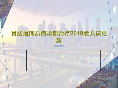 胃肠道间质瘤诊断治疗2019版共识更新共36页文档