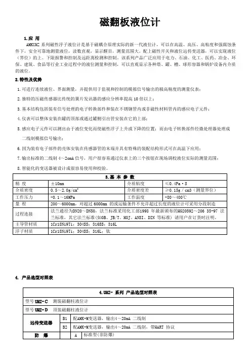 磁翻板液位计