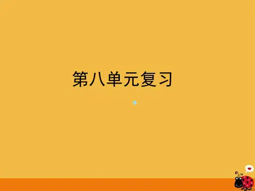 九年级化学第八单元复习课件人教新课标版