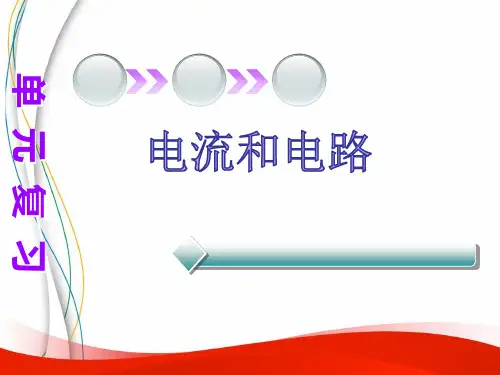 人教版物理九年级全一册第15章电流电路复习课件