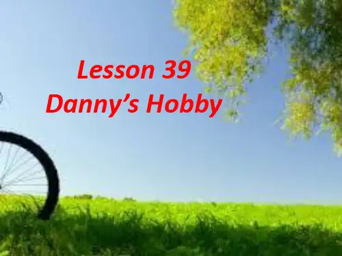 冀教版-英语-八年级上-Lesson39课件