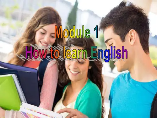 初二英语外研版八年级上册 Module 1 How to learn English Unit 3 