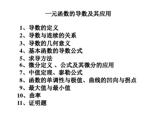 3.一阶导数 1