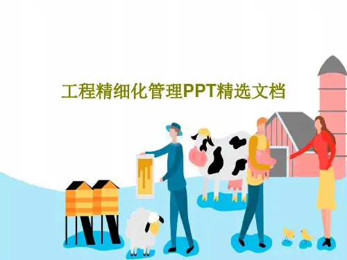 工程精细化管理PPT精选文档76页文档