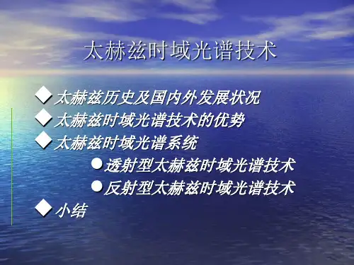 太赫兹时域光谱ppt课件