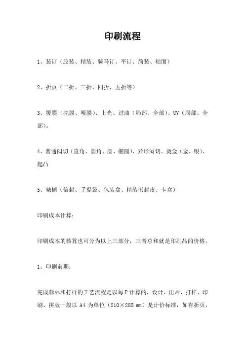印刷流程