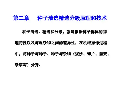 种子清选精选与分级 (1)