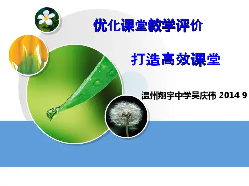 课堂教学评价课件