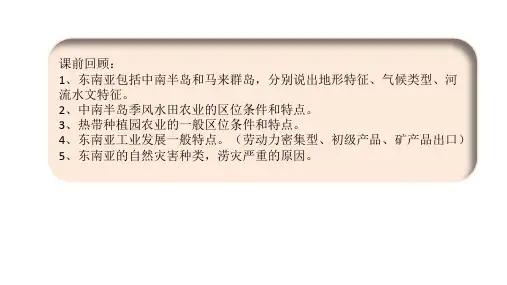 高中地理 世界分区地理---南亚(以印度为例) 课件 (共22张ppt)