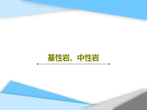 基性岩、中性岩PPT45页