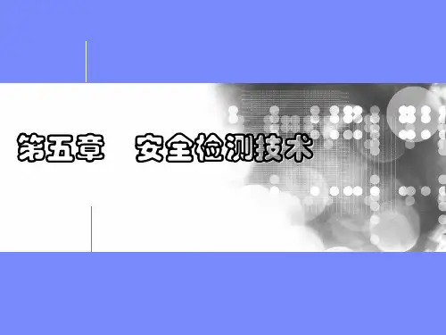 课程05  安全检测技术PPT课件