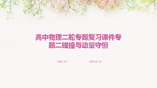 高中物理二轮专题复习课件专题二碰撞与动量守恒