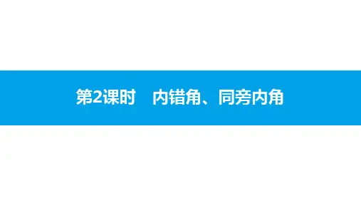 2.2 探索直线平行的条件  第2课时
