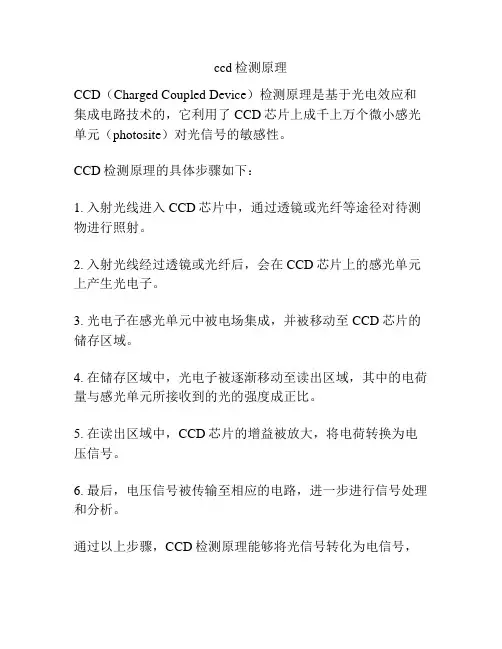 ccd检测原理