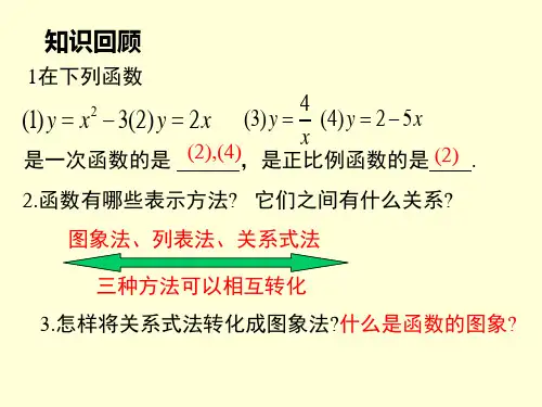 4.3一次函数的图象(1)-2024-2025学年第一学期数学北师大八年级(上册)课件
