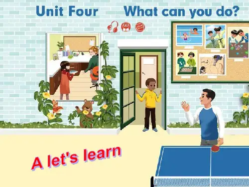 pep五年级英语上册unit4A lets learn-优课件