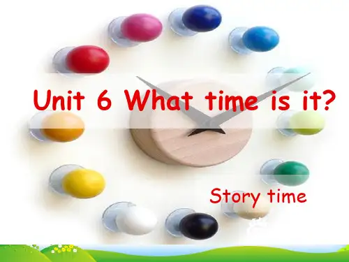2022年牛津译林苏教版三年级英语下册Unit6 What time is it story tim