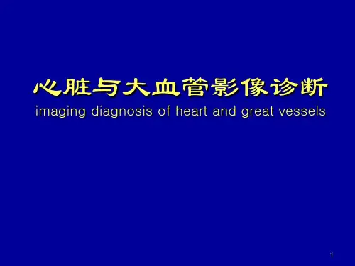 心脏与大血管影像诊断PPT参考课件