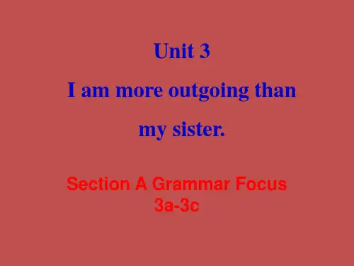 人教版八年级上Unit3 section A(3a-3c)课件(共37张PPT)