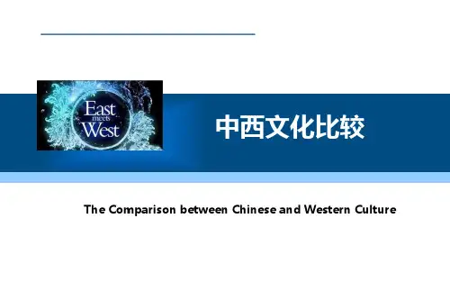 中西文化比较 第2版unit 1The Chinese and Western Philosophy