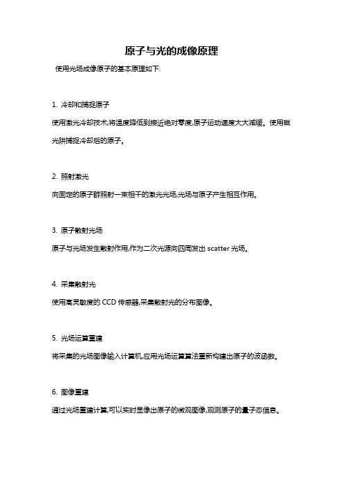 原子与光的成像原理