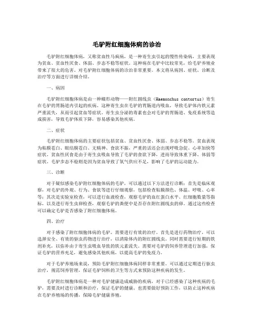 毛驴附红细胞体病的诊治