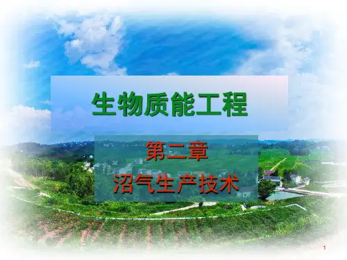 生物质能工程 3 沼气工程(1)