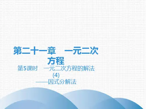 《因式分解》ppt课件人教版初中数学1